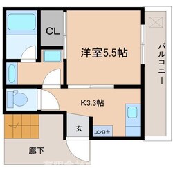 ハイツ松本の物件間取画像